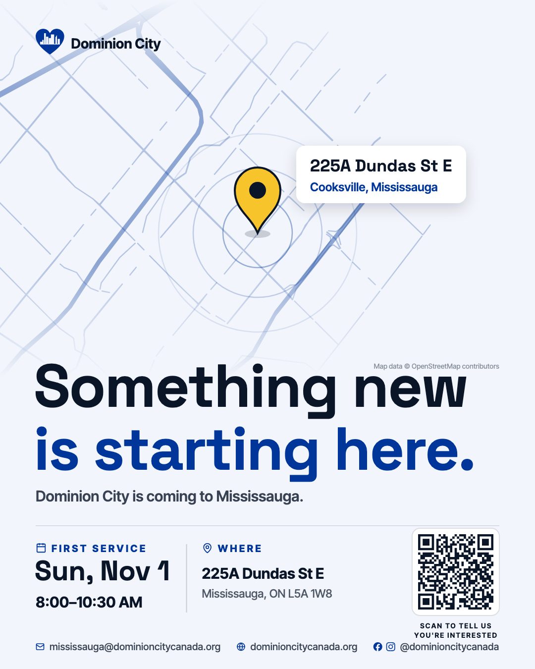 Something new is starting here: 225A Dundas St E, Cooksville